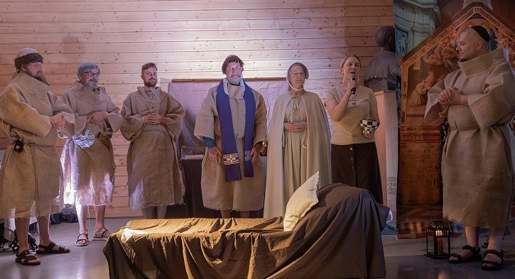 Inscenizacja śmierci św. Franciszka z Asyżu w Olsztynie